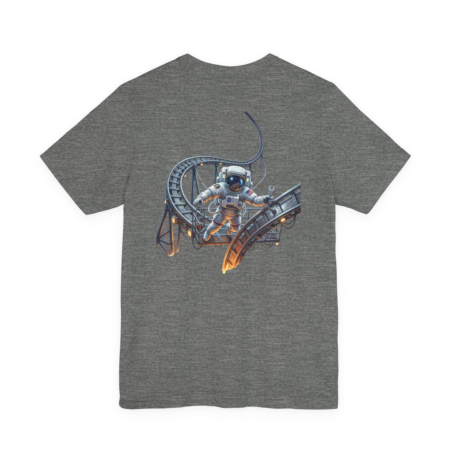 Astro Roller Coaster T‑Shirt — Astronaut Space Tee