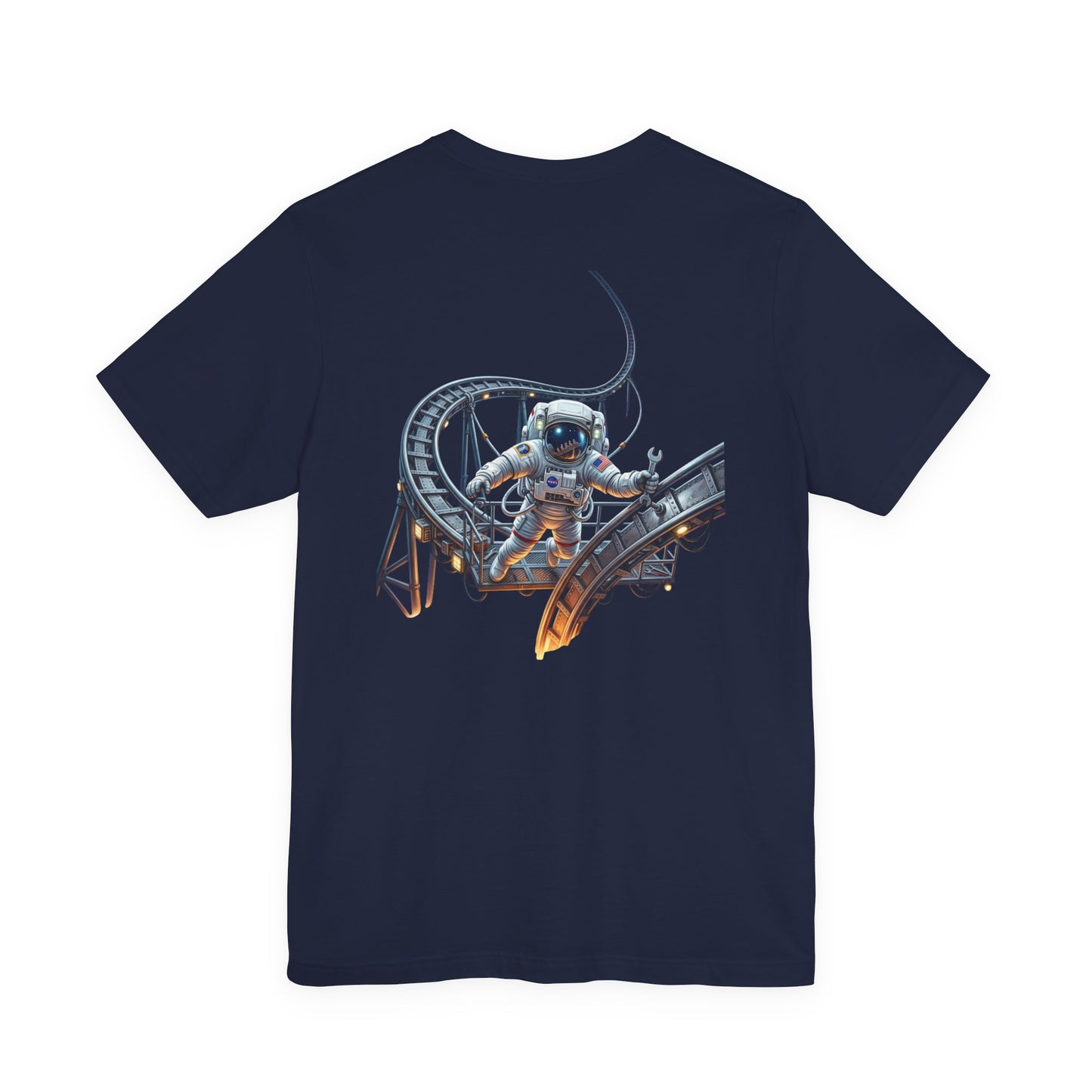 Astro Roller Coaster T‑Shirt — Astronaut Space Tee