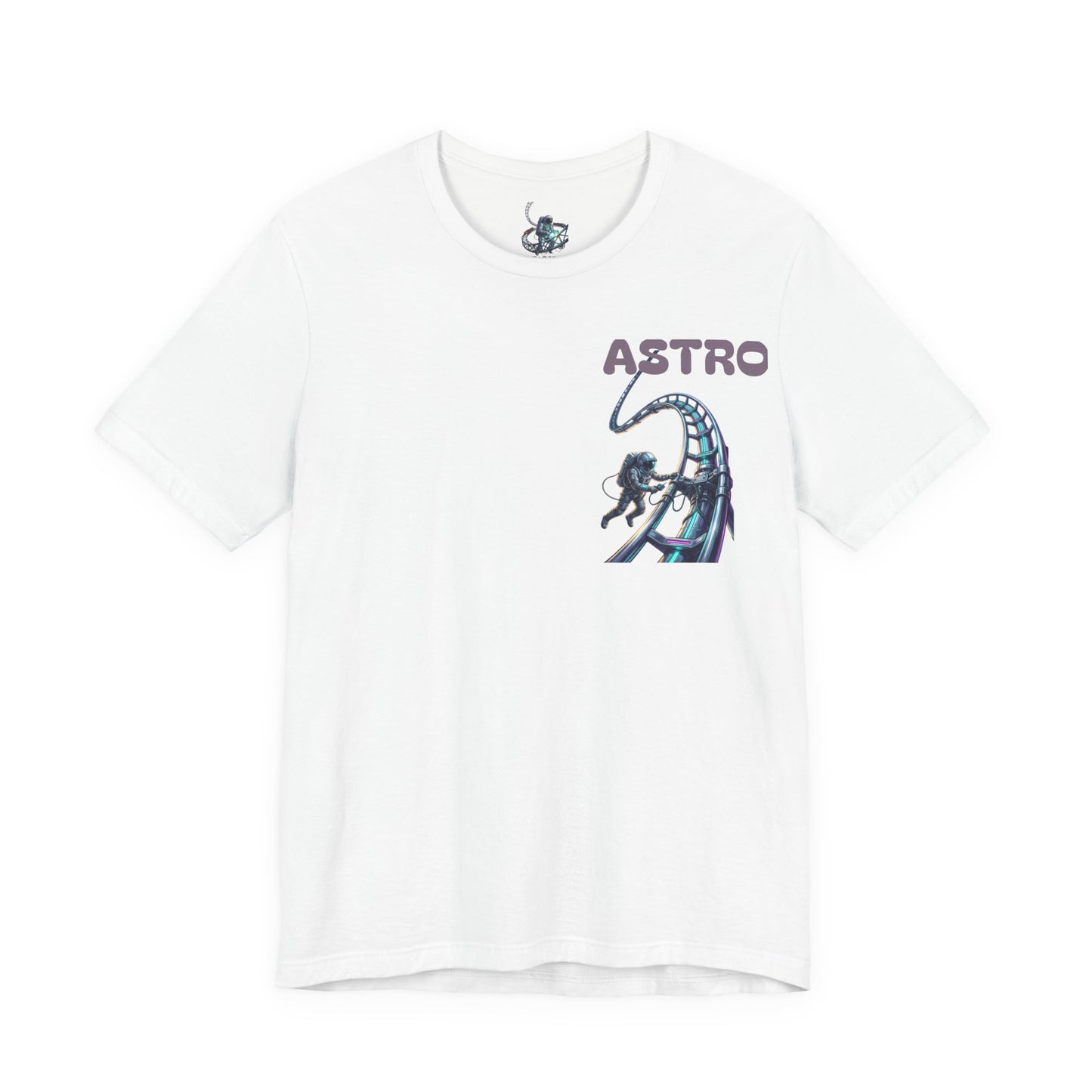 Astro Roller Coaster T‑Shirt — Astronaut Space Tee