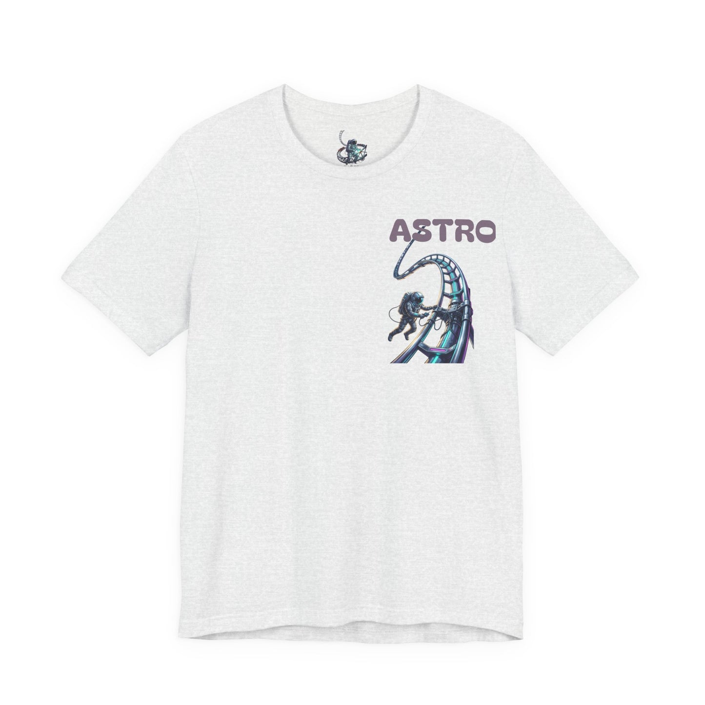 Astro Roller Coaster T‑Shirt — Astronaut Space Tee
