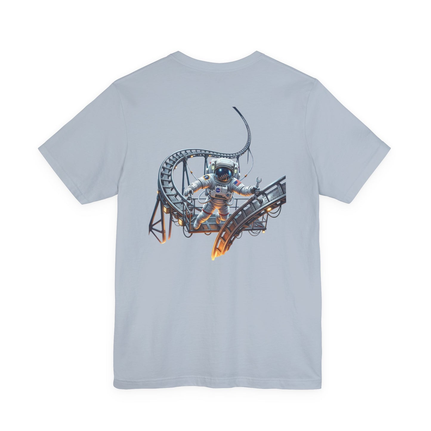 Astro Roller Coaster T‑Shirt — Astronaut Space Tee