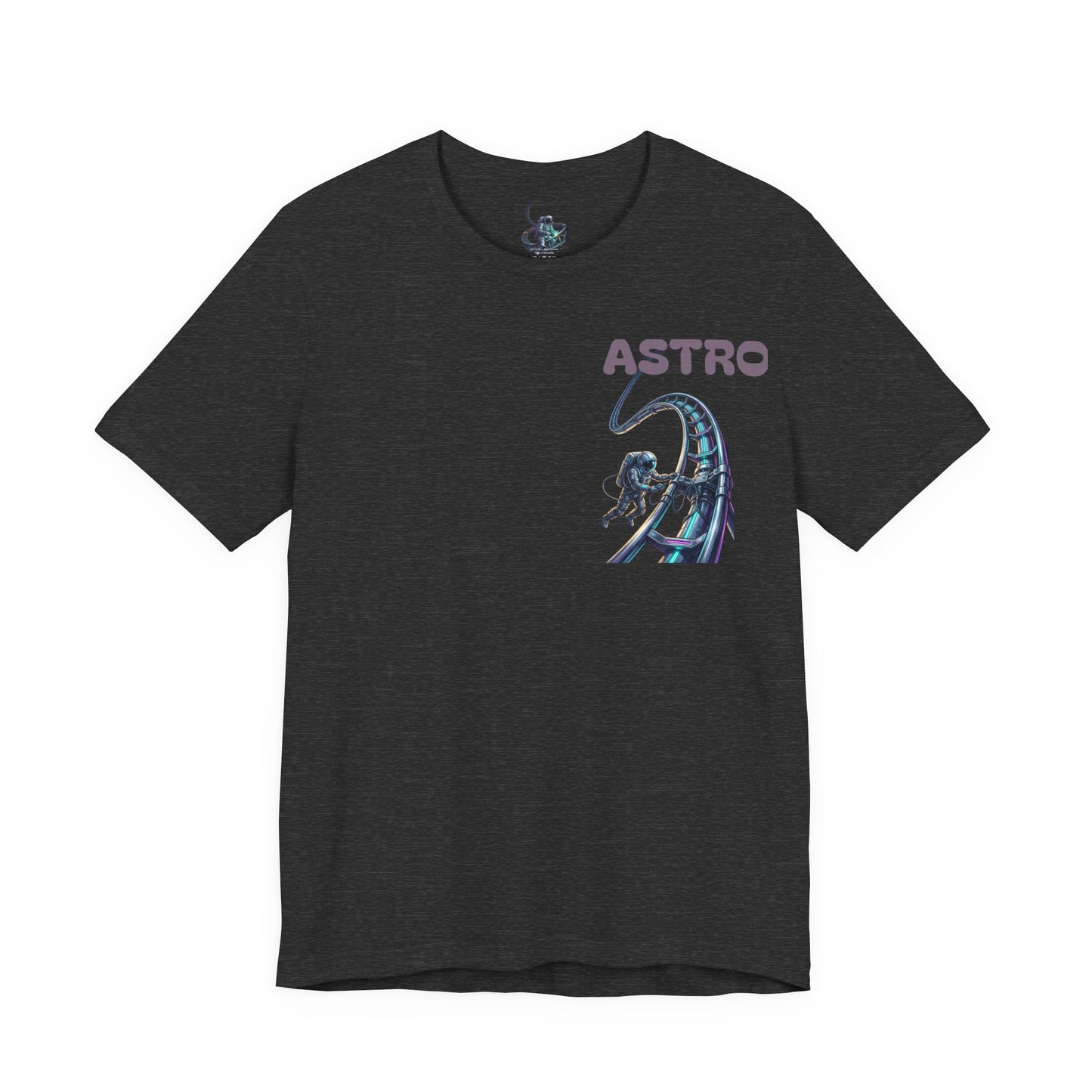 Astro Roller Coaster T‑Shirt — Astronaut Space Tee