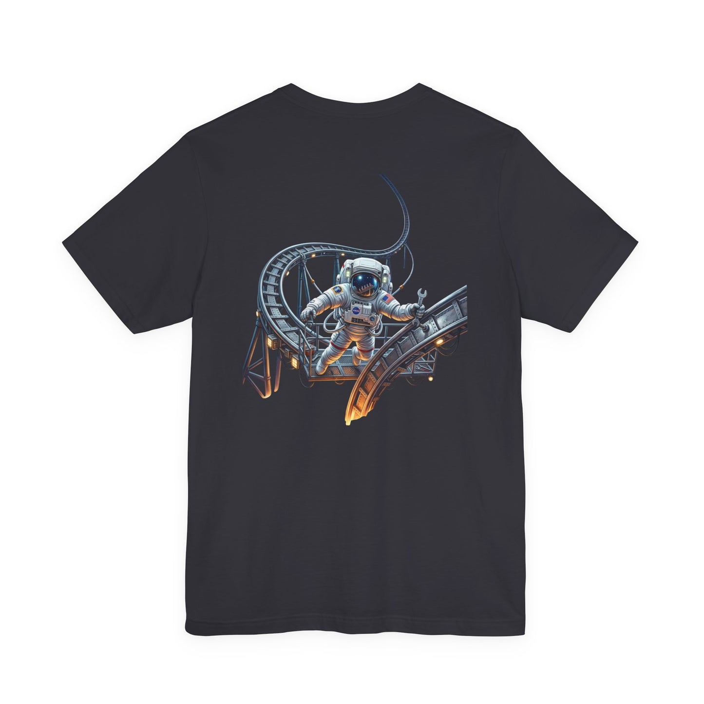 Astro Roller Coaster T‑Shirt — Astronaut Space Tee