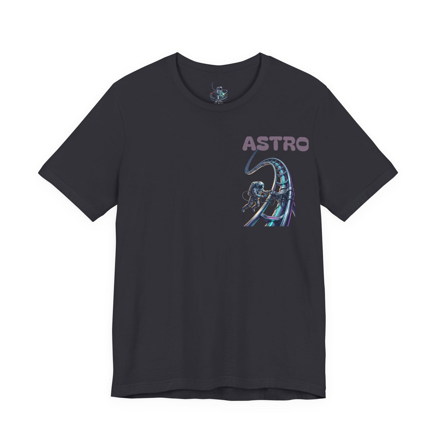 Astro Roller Coaster T‑Shirt — Astronaut Space Tee