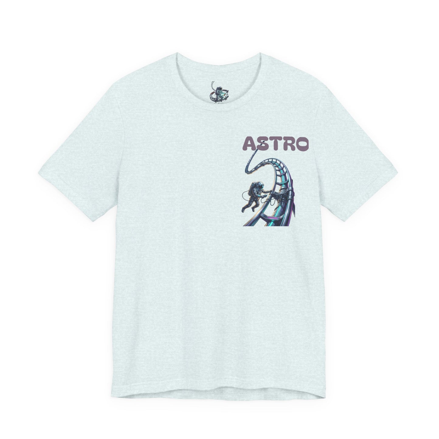 Astro Roller Coaster T‑Shirt — Astronaut Space Tee