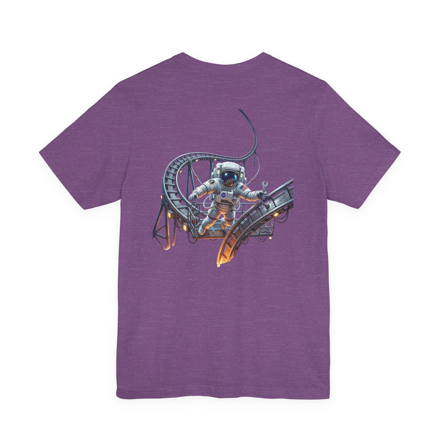 Astro Roller Coaster T‑Shirt — Astronaut Space Tee