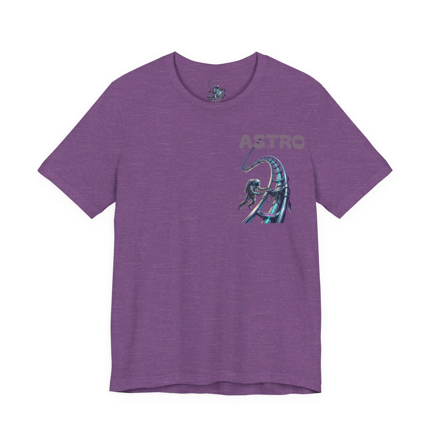 Astro Roller Coaster T‑Shirt — Astronaut Space Tee