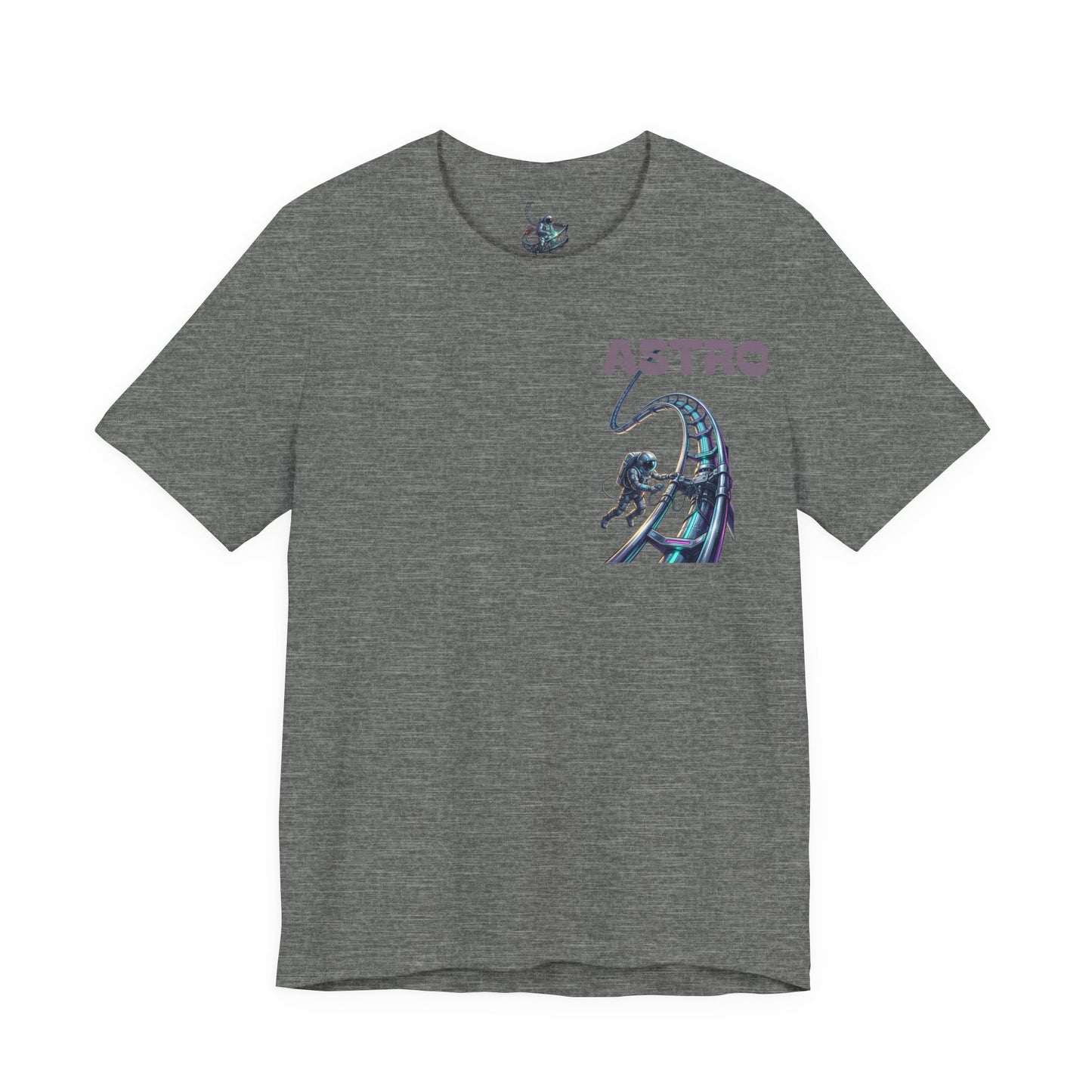 Astro Roller Coaster T‑Shirt — Astronaut Space Tee