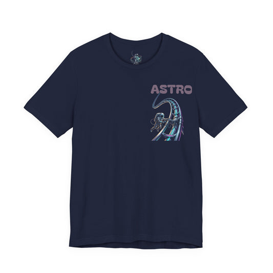 Astro Roller Coaster T‑Shirt — Astronaut Space Tee