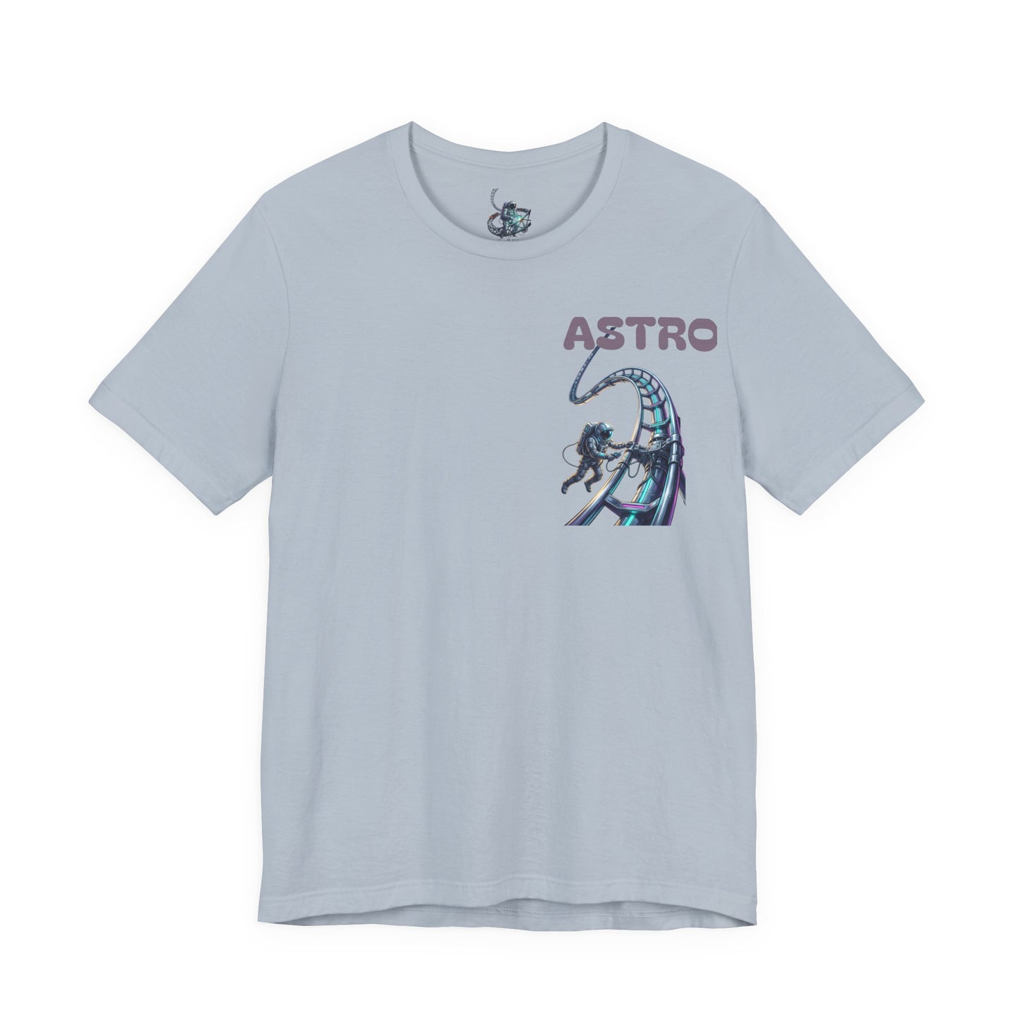 Astro Roller Coaster T‑Shirt — Astronaut Space Tee