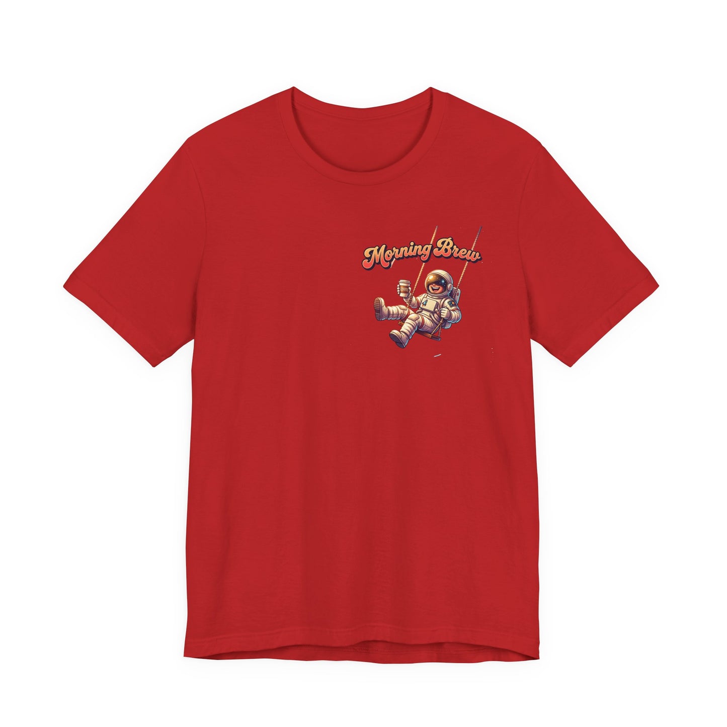 Astronaut Coffee Tee — “Astro: Orbiting My Morning Brew” Graphic T‑Shirt