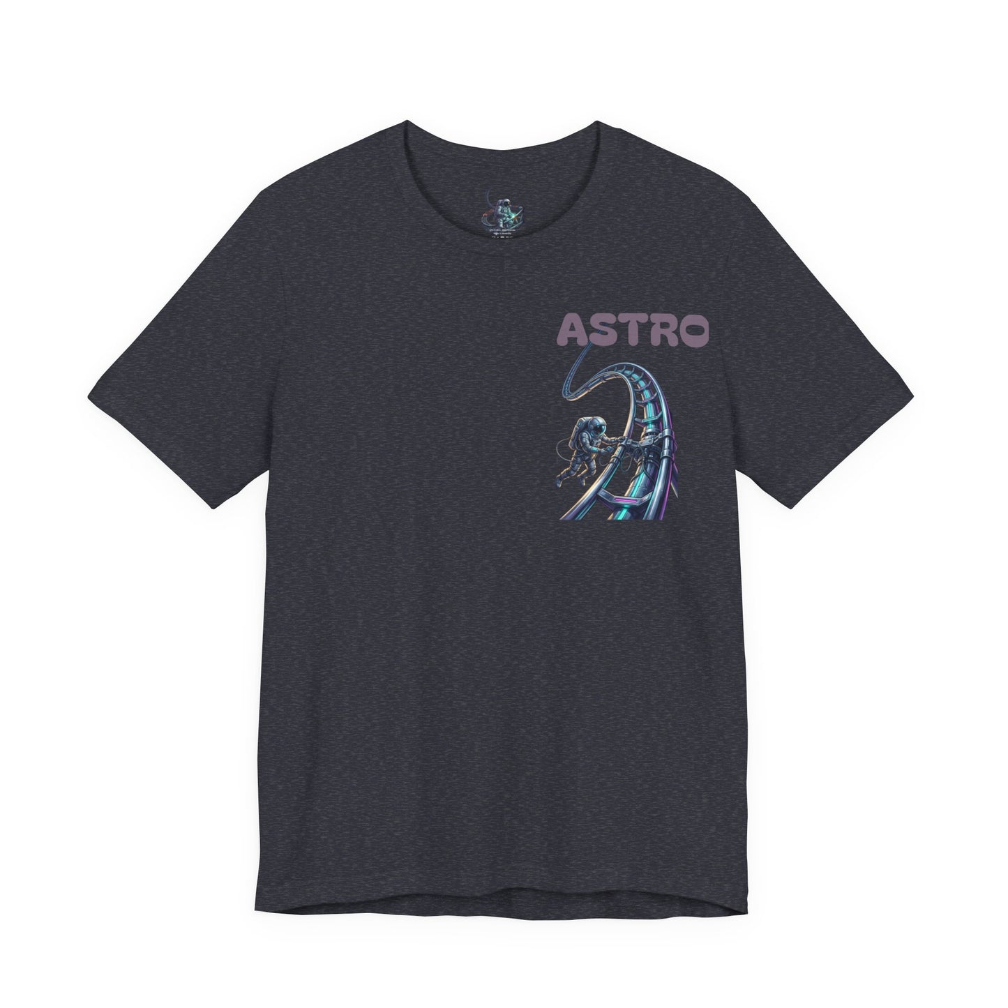 Astro Roller Coaster T‑Shirt — Astronaut Space Tee