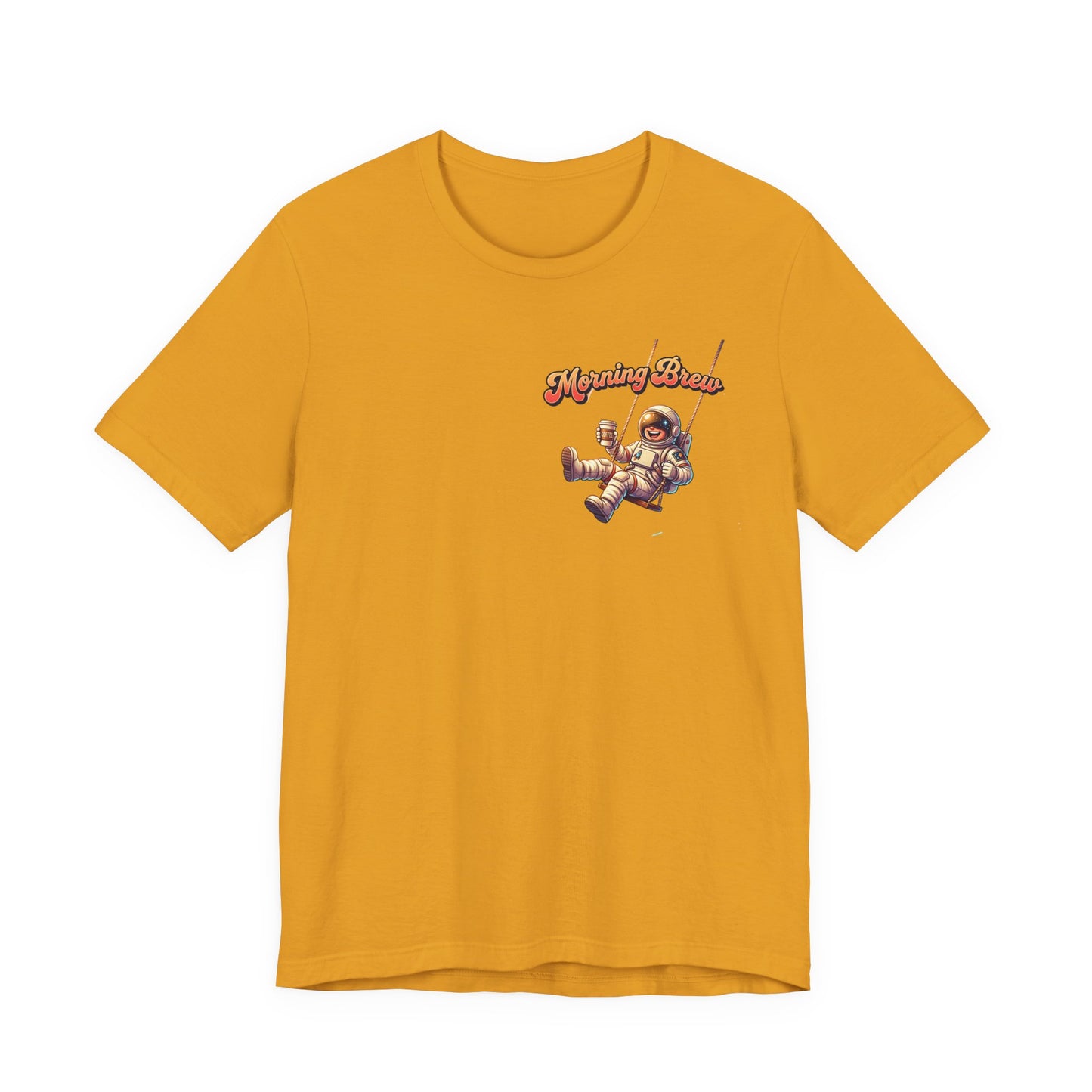 Astronaut Coffee Tee — “Astro: Orbiting My Morning Brew” Graphic T‑Shirt