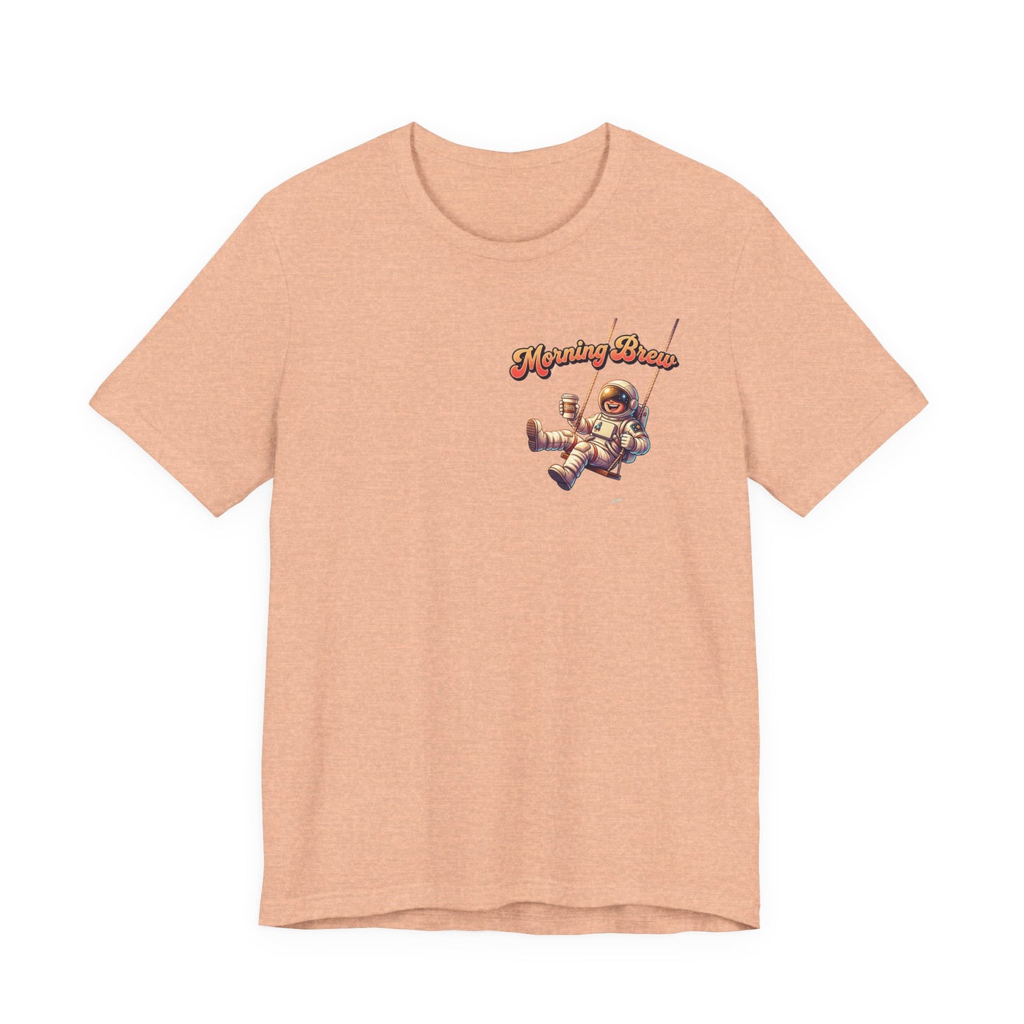 Astronaut Coffee Tee — “Astro: Orbiting My Morning Brew” Graphic T‑Shirt