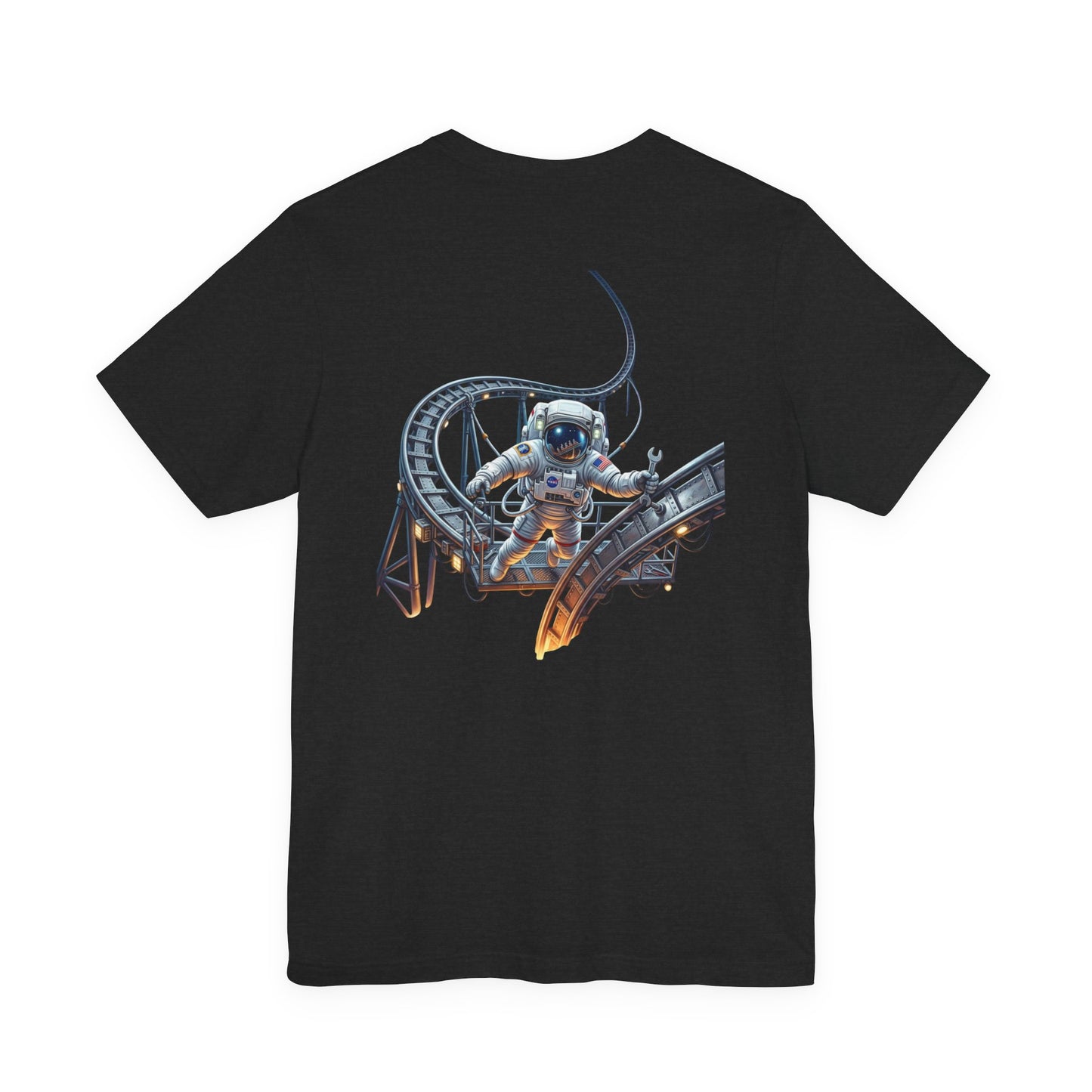 Astro Roller Coaster T‑Shirt — Astronaut Space Tee